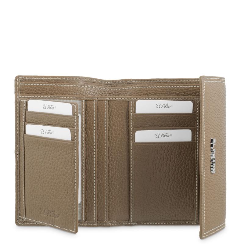 El Potro Cartera Solapa Mujer En Piel Vacuno Color Cuero - Floater