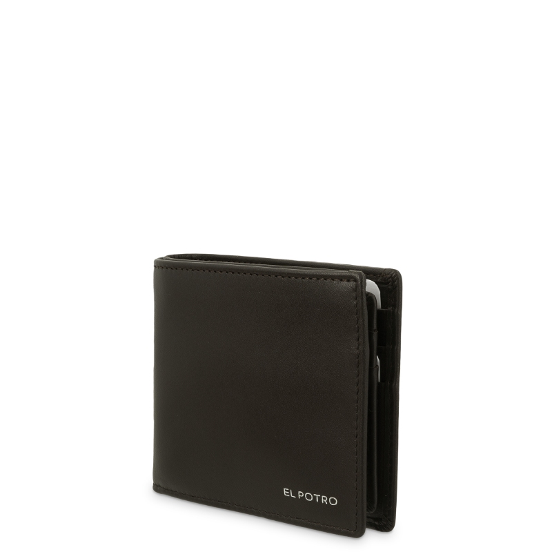 El Potro Cartera Tarjetero En Piel Vacuno Color Marrón-ELPOTRO