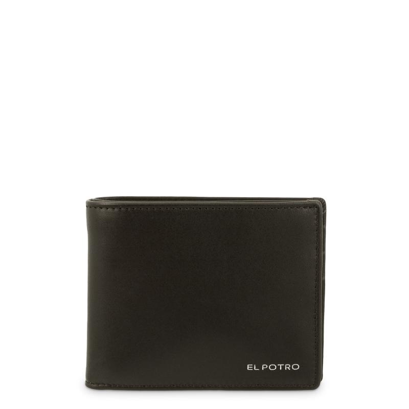 El potro Cartera tarjetero en piel vacuno color marrón-ELPOTRO