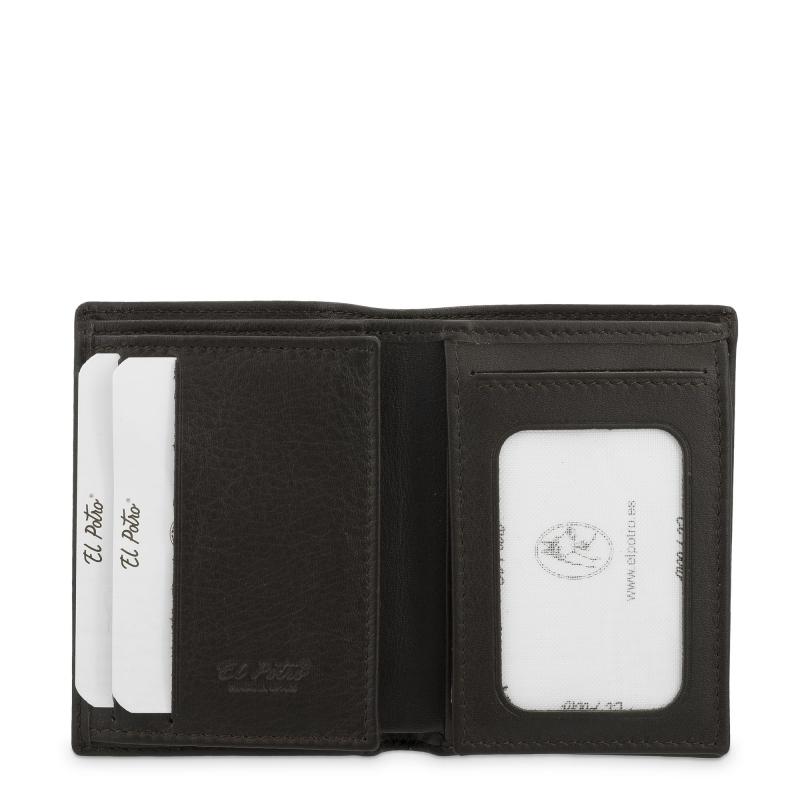 El Potro Cartera Tarjetero Hombre En Piel Vacuno Color Marrón Elite-El Potro