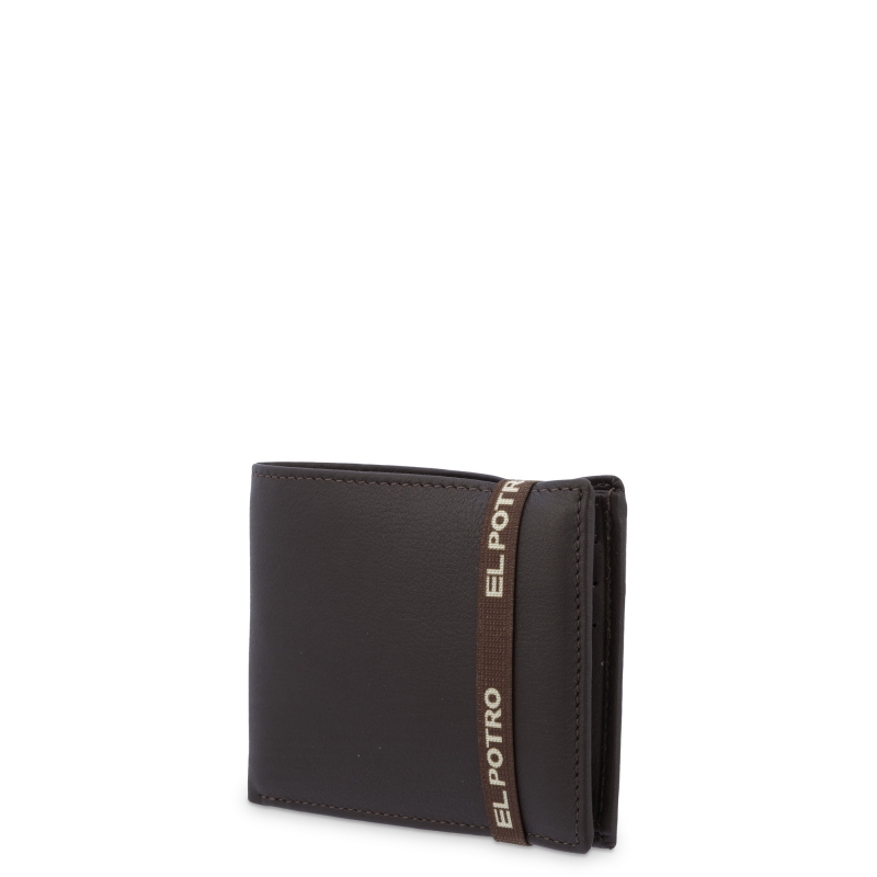 El Potro Cartera Tarjetero Interior En Piel Vacuno Color Marrón-El Potro