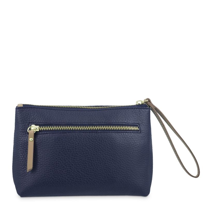 El Potro Bolsa En Piel Vacuno Color Azul - El Potro