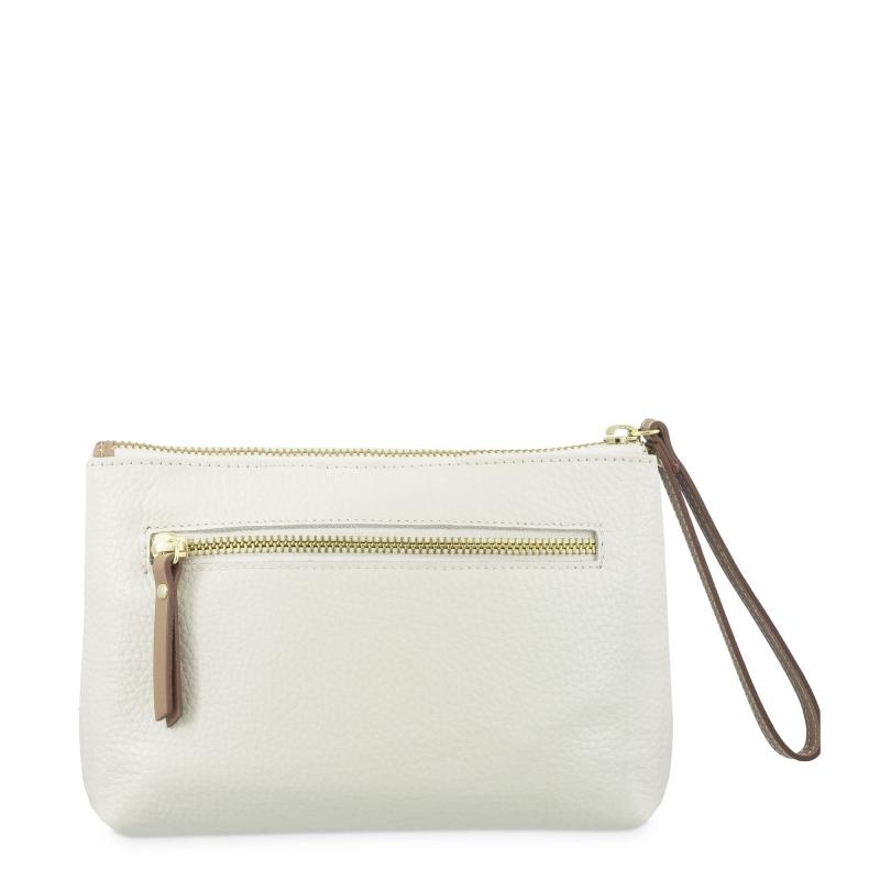 El Potro Bolsa En Piel Vacuno Color Ivory- El Potro