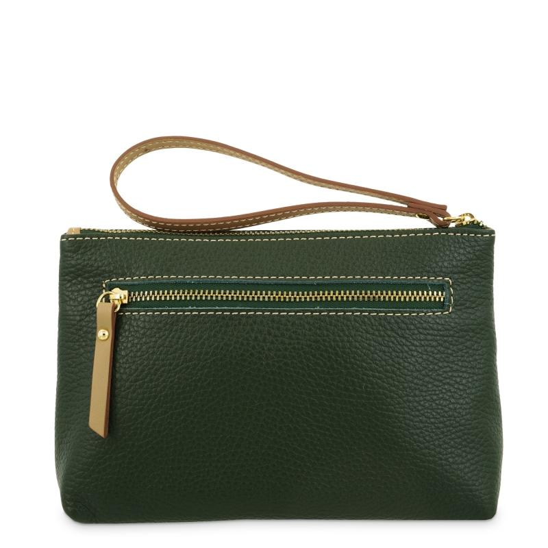 El Potro Bolsa En Piel Vacuno Color Verde - El Potro