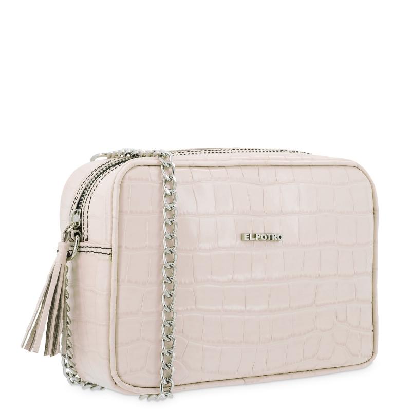 El Potro BOLSO BANDOLERA BEIGE EL POTRO