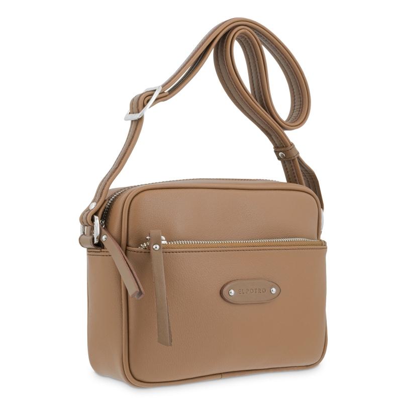 El Potro Bolso Bandolera Color Cuero- El Potro