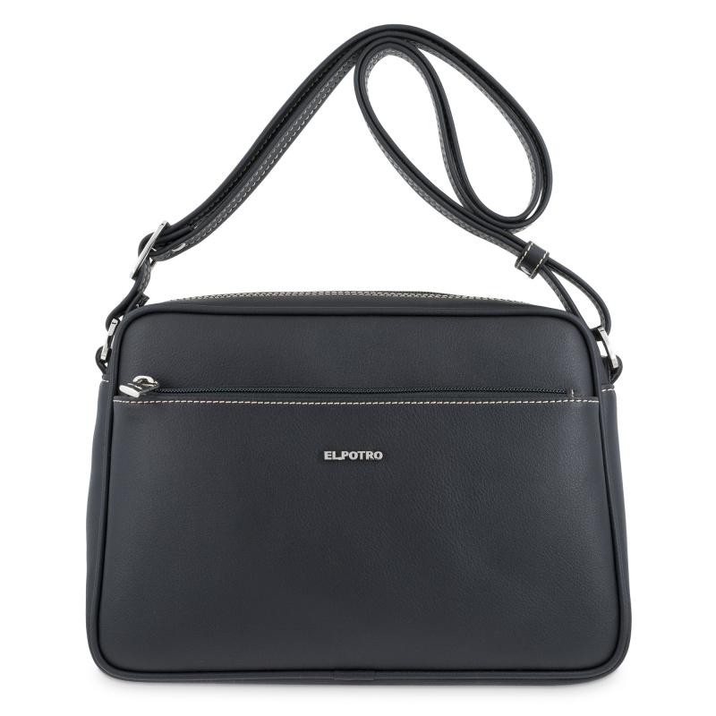 El potro Bolso bandolera grande mujer negro - Angula