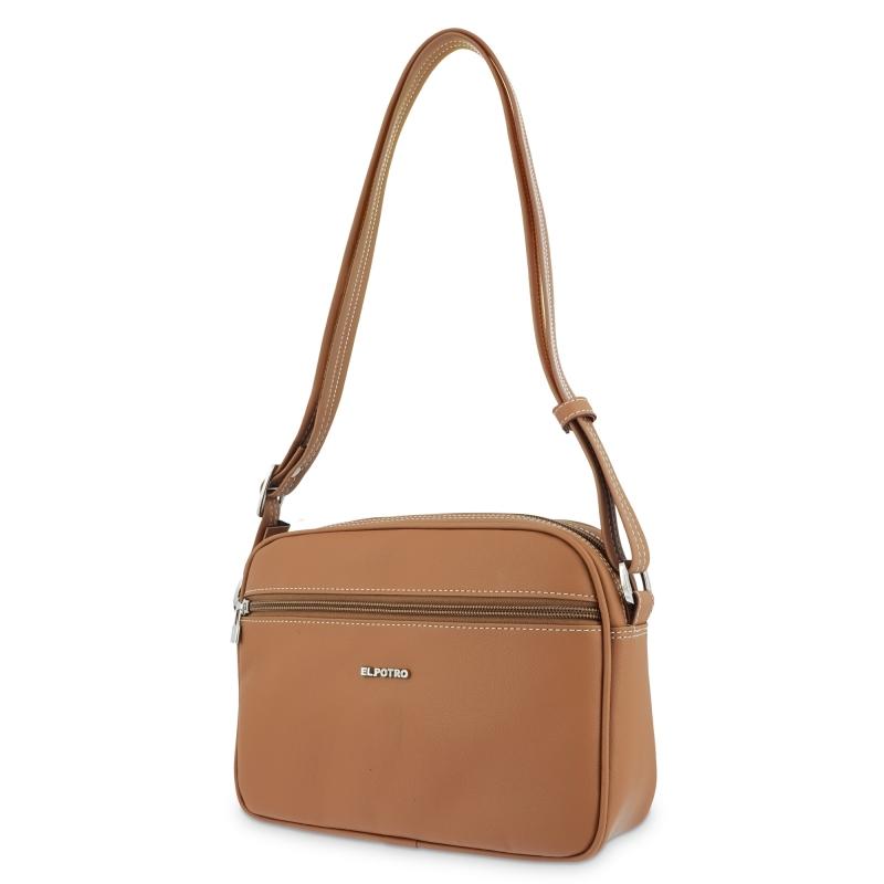 El Potro Bolso Bandolera Mujer Color Cuero - Angula