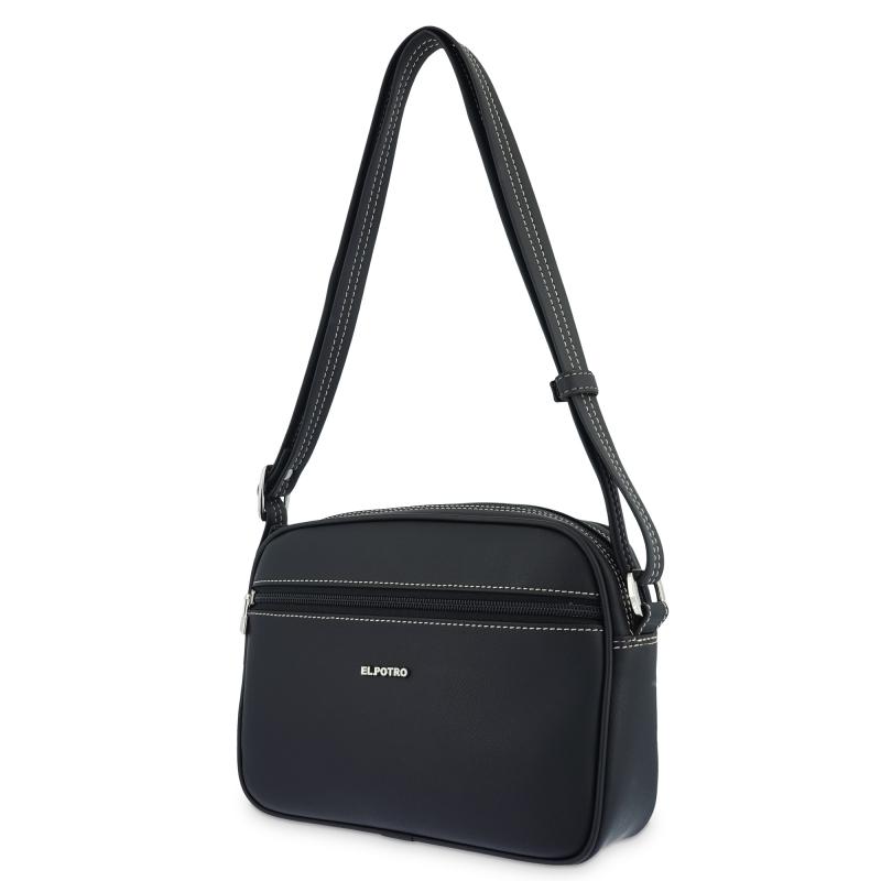 El Potro Bolso Bandolera Mujer Color Negro - Angula