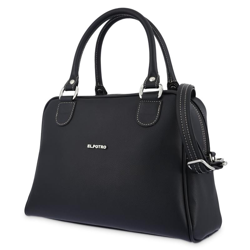 El Potro Bolso Bowling Mujer Color Negro - Angula