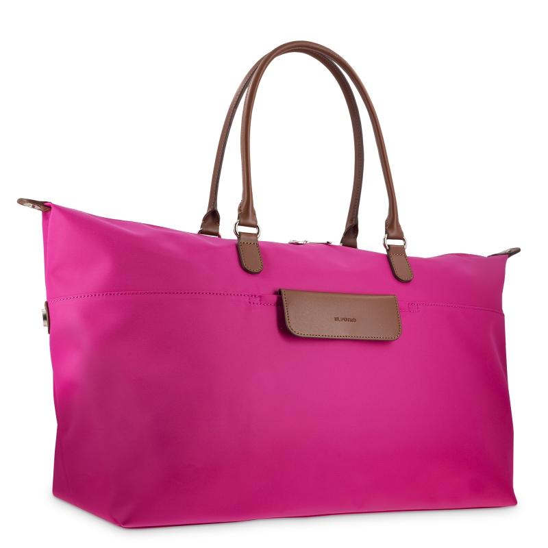 El Potro Bolso Cesta De Viaje Grande Rosa-El Potro