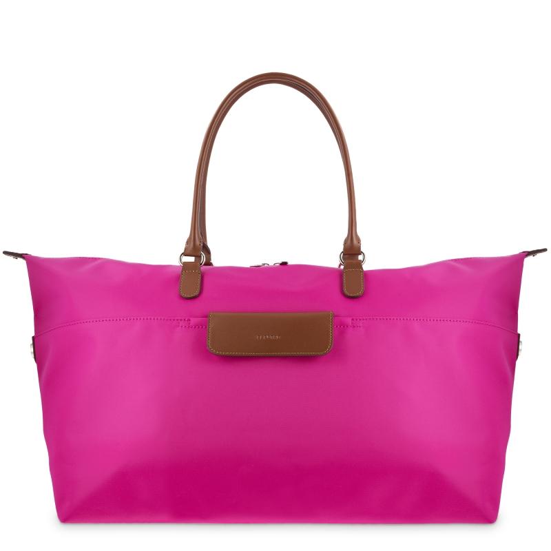 El potro Bolso cesta de viaje grande rosa-El Potro