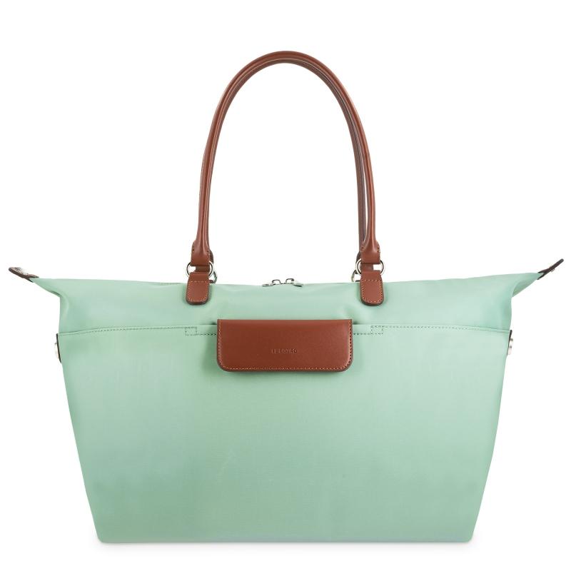 El potro Bolso cesta larga verde agua-El Potro