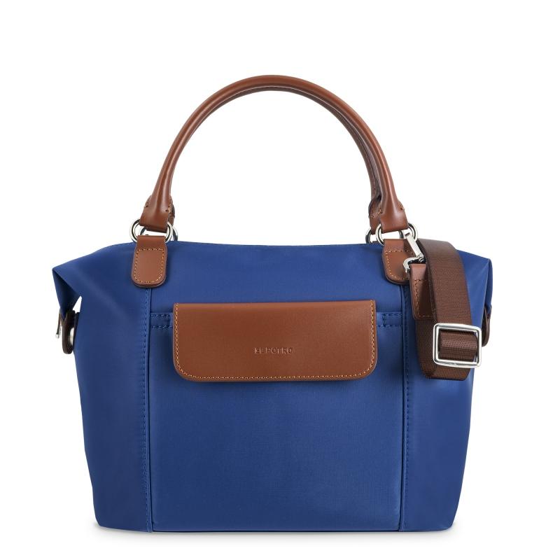 El Potro Bolso Cesta Pequeño Azul-El Potro