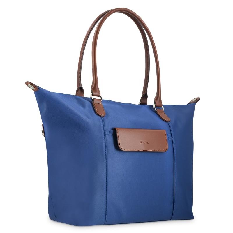 El Potro Bolso Cesta Tote Azul-El Potro