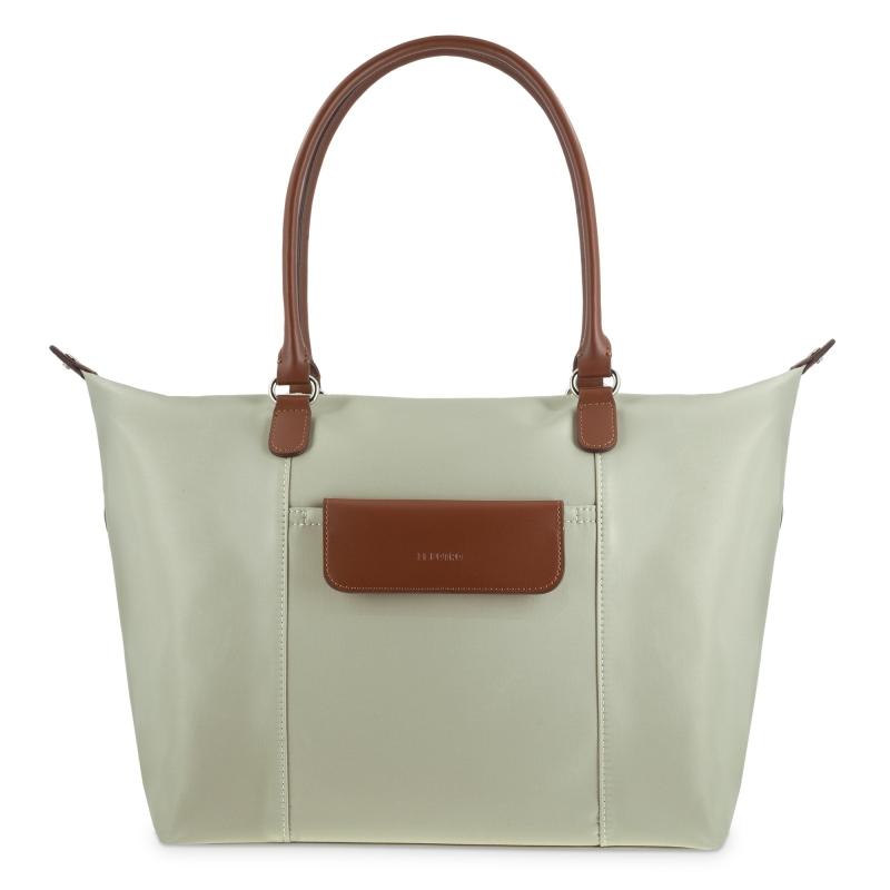 El potro Bolso cesta tote beige-El Potro