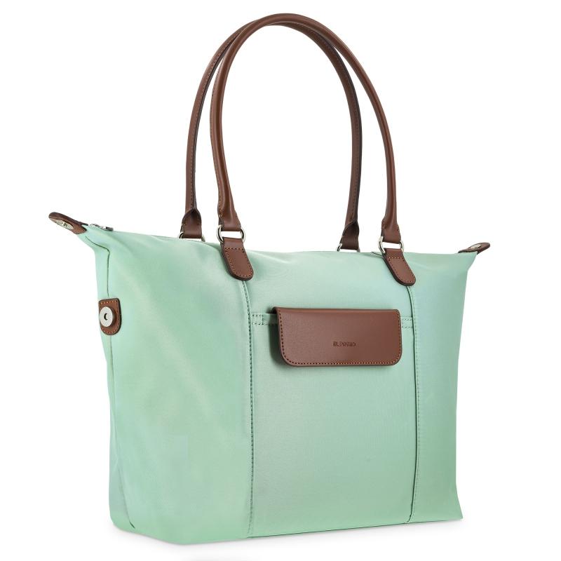 El Potro Bolso Cesta Tote Verde Agua-El Potro