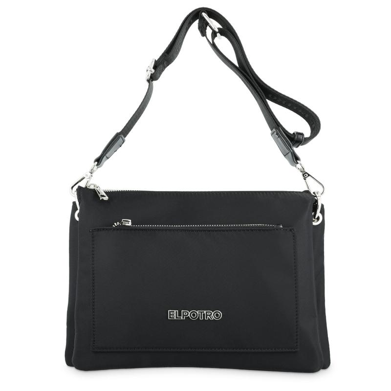 El potro Bolso macuto fuelle negro - EL POTRO