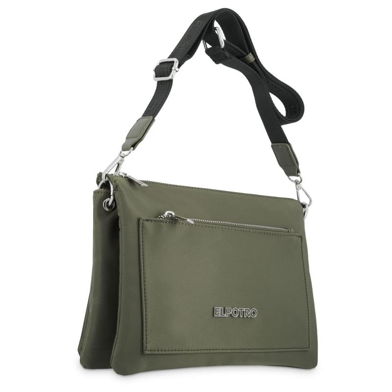 El Potro Bolso Macuto Fuelle Verde - EL POTRO