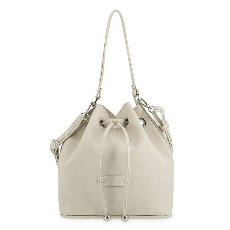 El potro Bolso saco de mujer color beige-El Potro