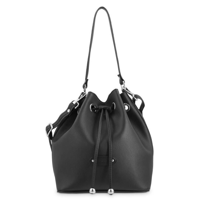 El potro Bolso saco de mujer color negro-El Potro