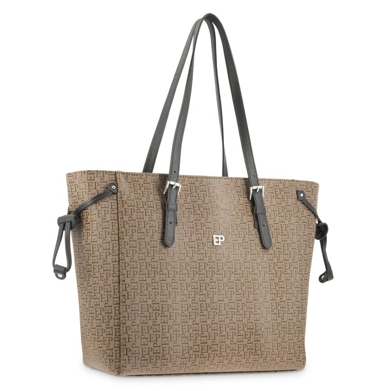 El Potro Bolso Shopping Color Moca-EL POTRO