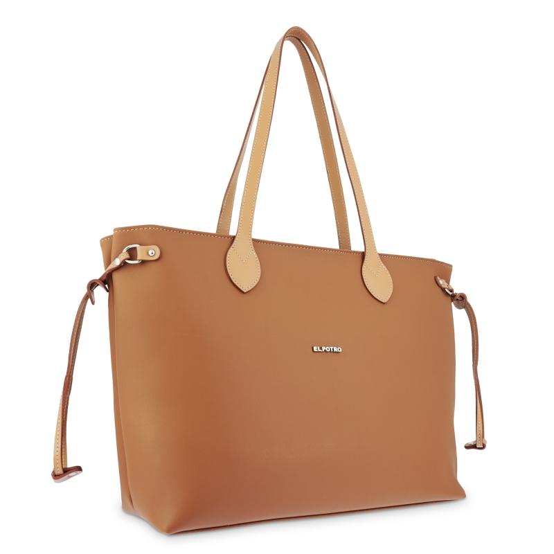 El Potro Bolso Tote Mujer Color Cuero - Angula