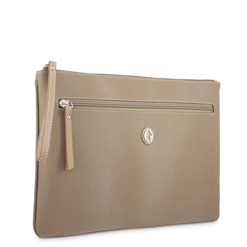 El Potro Carpeta Grande Mujer Color Moca- Basic