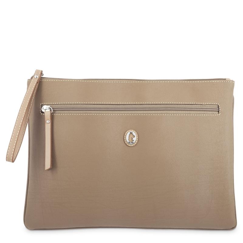 El potro Carpeta grande mujer color moca- Basic