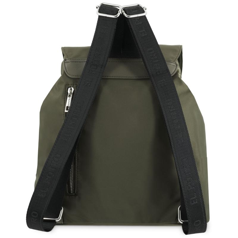 El Potro Mochila Mediana De Color Verde-EL POTRO