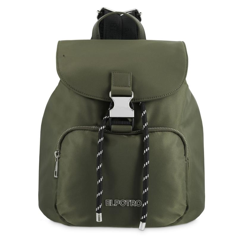 El potro Mochila mediana de color verde-EL POTRO