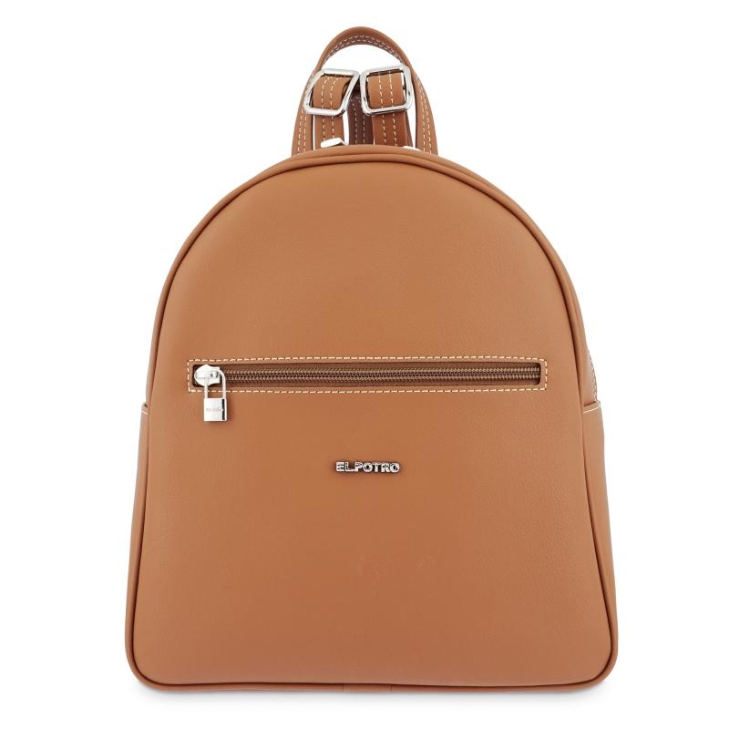 El potro Mochila mujer color cuero - Angula