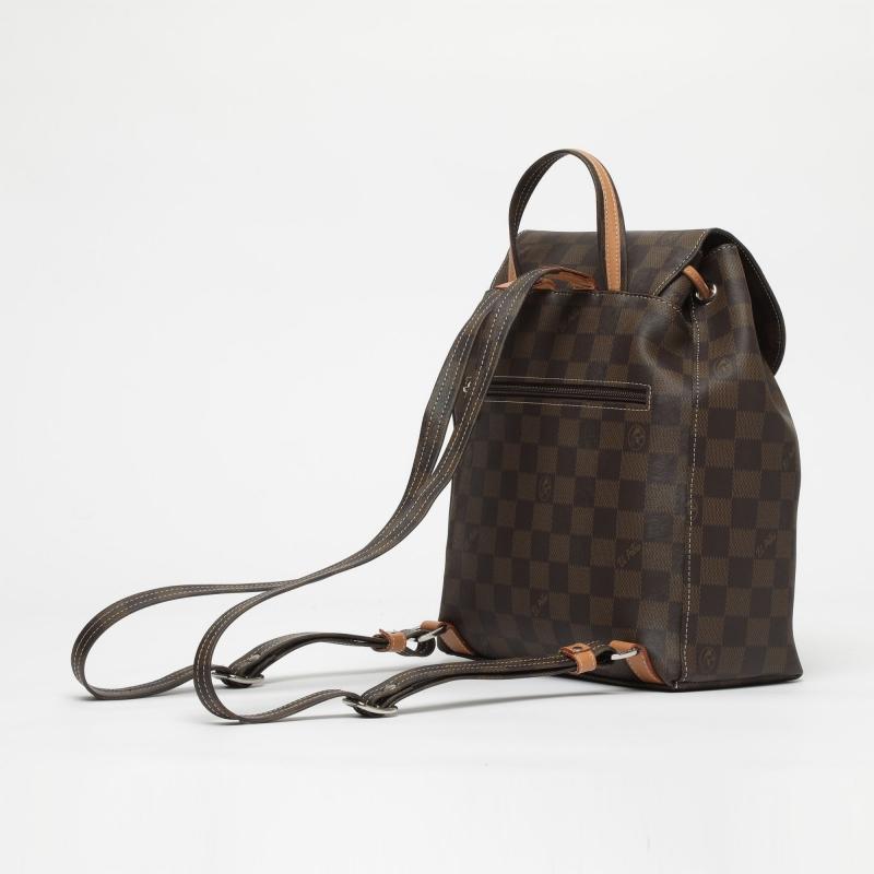 El Potro Mochila Solapa Chess Marrón-El Potro