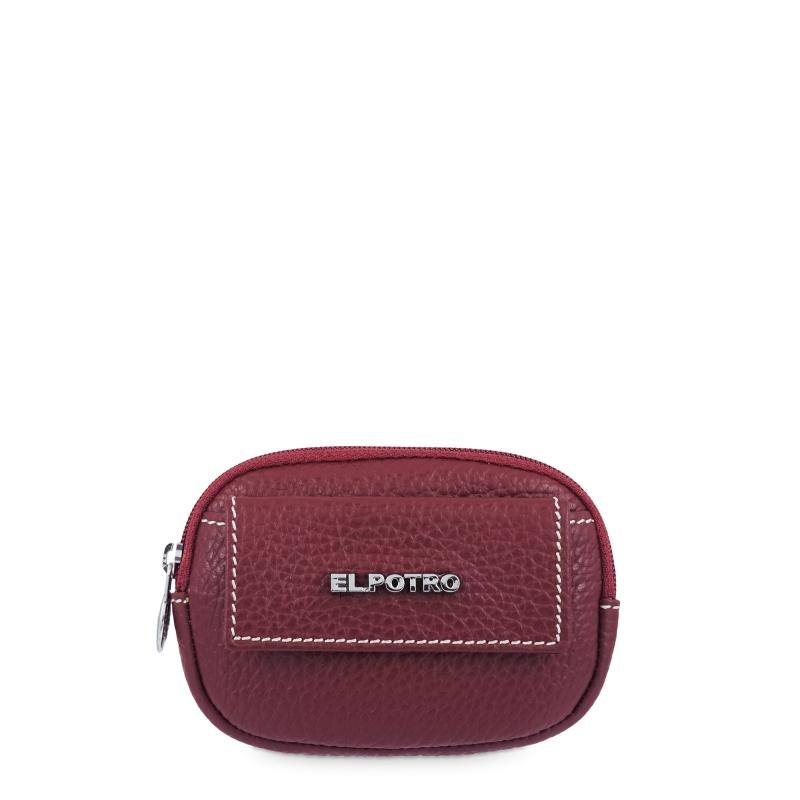El potro MONEDERO SEÑORA PIEL BURDEOS EL POTRO