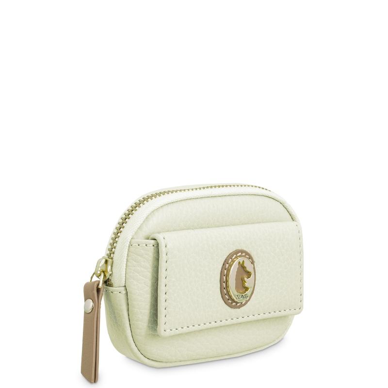 El Potro Monedero Con Solapa Mujer En Piel Vacuno Color Beige -Oasis