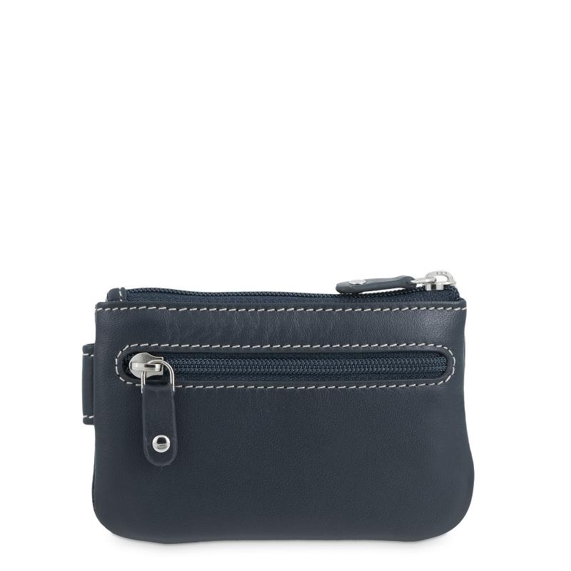 El Potro Monedero Llavero De Hombre En Piel Vacuno Azul Urban-E L P O T R O