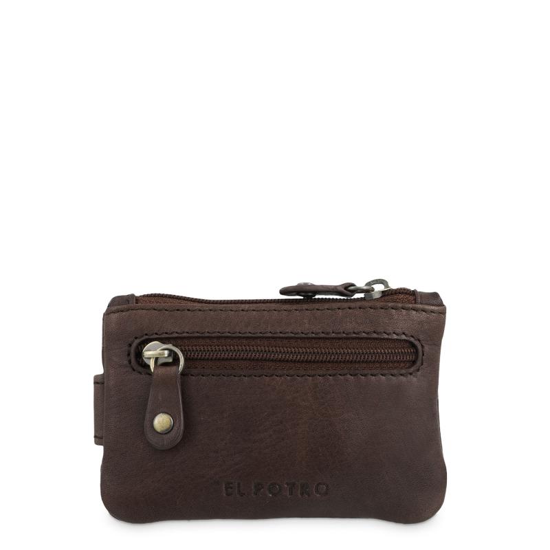 El Potro Monedero Llavero De Hombre En Piel Vacuno Marrón Durango-E L P O T R O