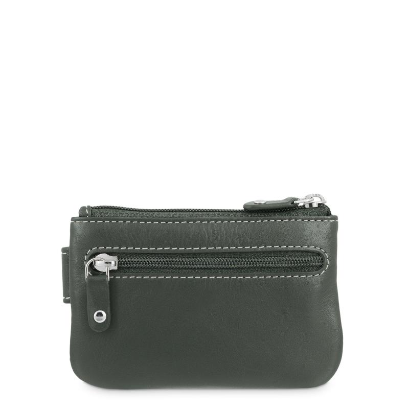 El Potro Monedero Llavero De Hombre En Piel Vacuno Verde Urban-E L P O T R O