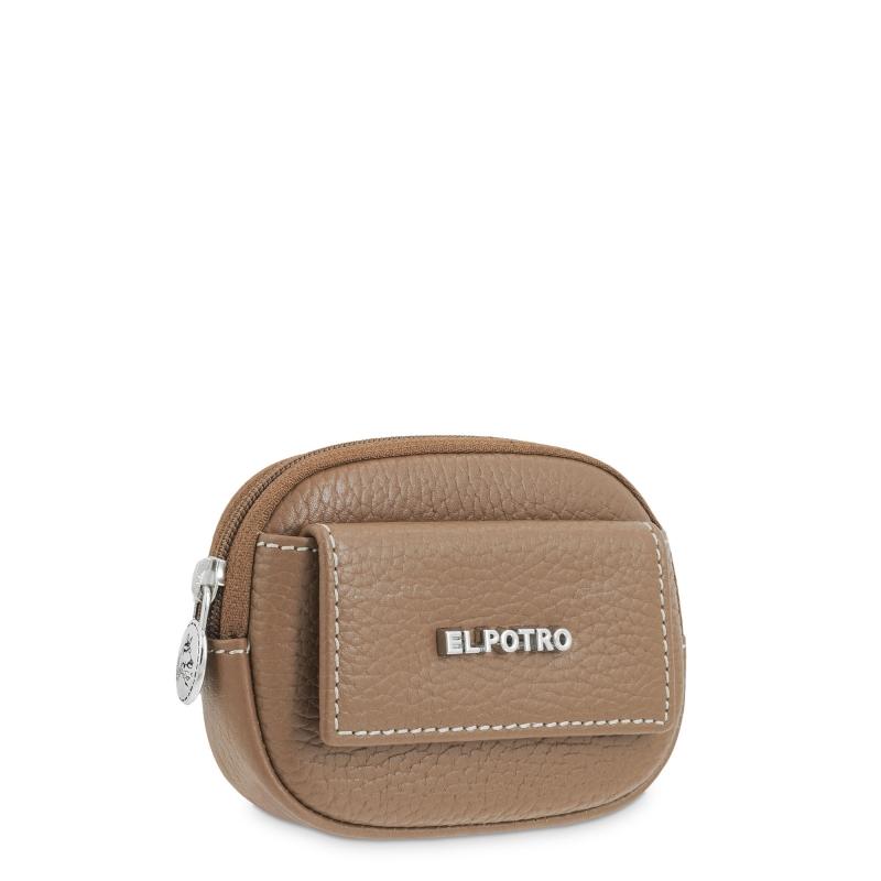 El Potro Monedero Mujer En Piel Vacuno Color Cuero - Floater