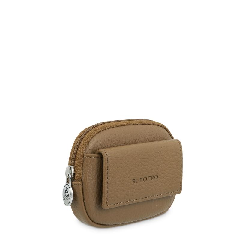 El Potro Monedero Mujer En Piel Vacuno Color Cuero - Floater