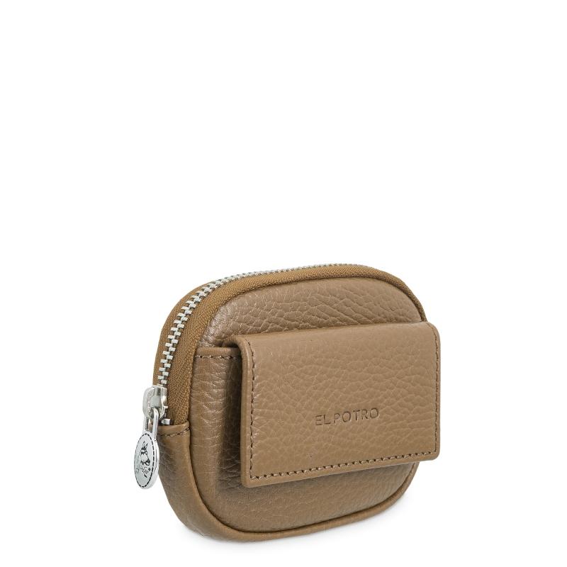 El Potro Monedero Mujer En Piel Vacuno Color Cuero - I R I S