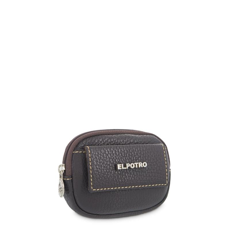 El Potro Monedero Mujer En Piel Vacuno Color Marrón - Floater