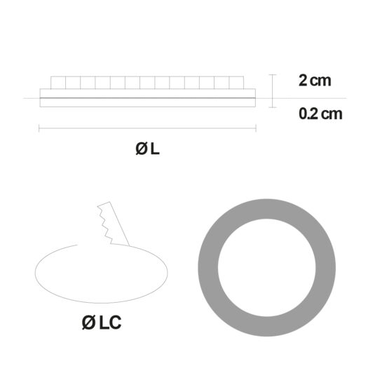 Els Banys Downlight LED Slim Redondo