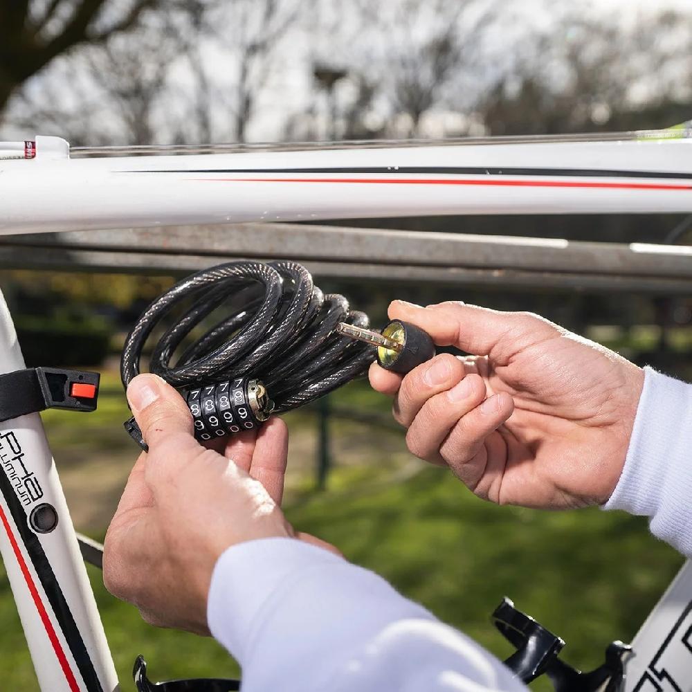 Eltin Candado Espiral Con Combinación Caiman Lock 10x1800