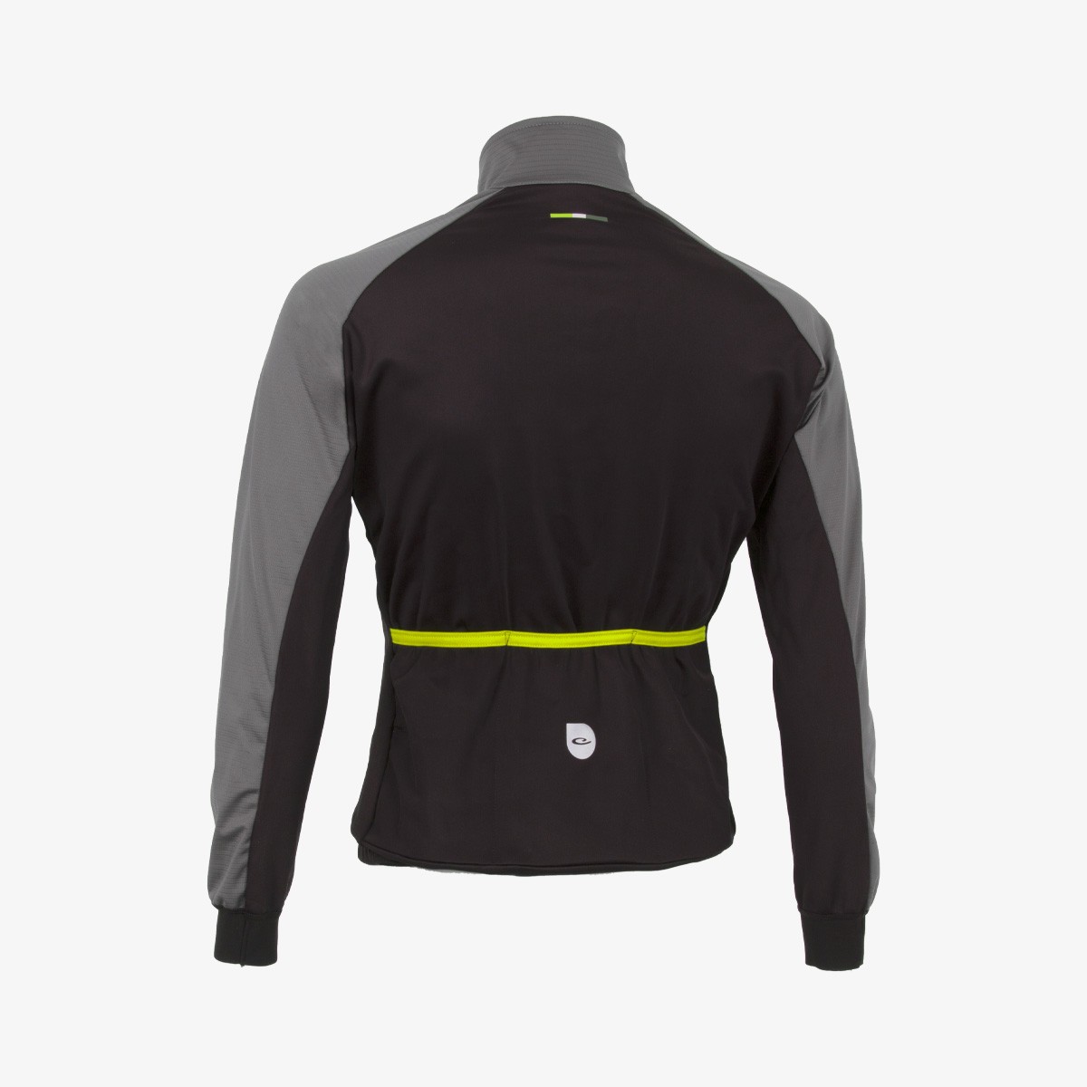 Eltin Chaqueta Ciclismo Unisex Malefic Gris Negra Y Amarilla Flúor