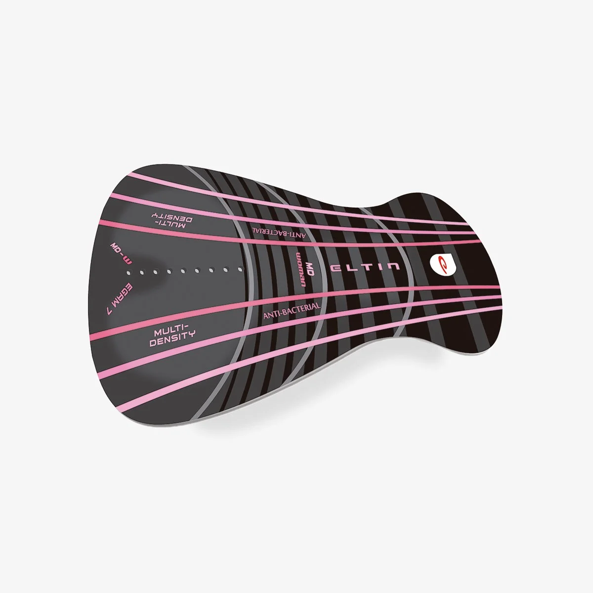 Eltin Badana Mujer Multi-Density W2 Negro y Rosa