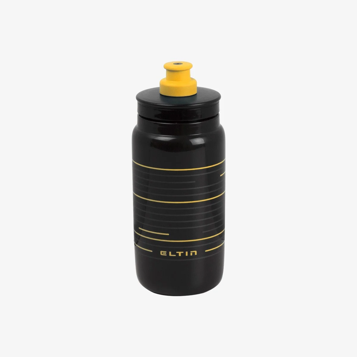 Eltin Bidón De Ciclismo Pro 550ml Negro Y Amarillo