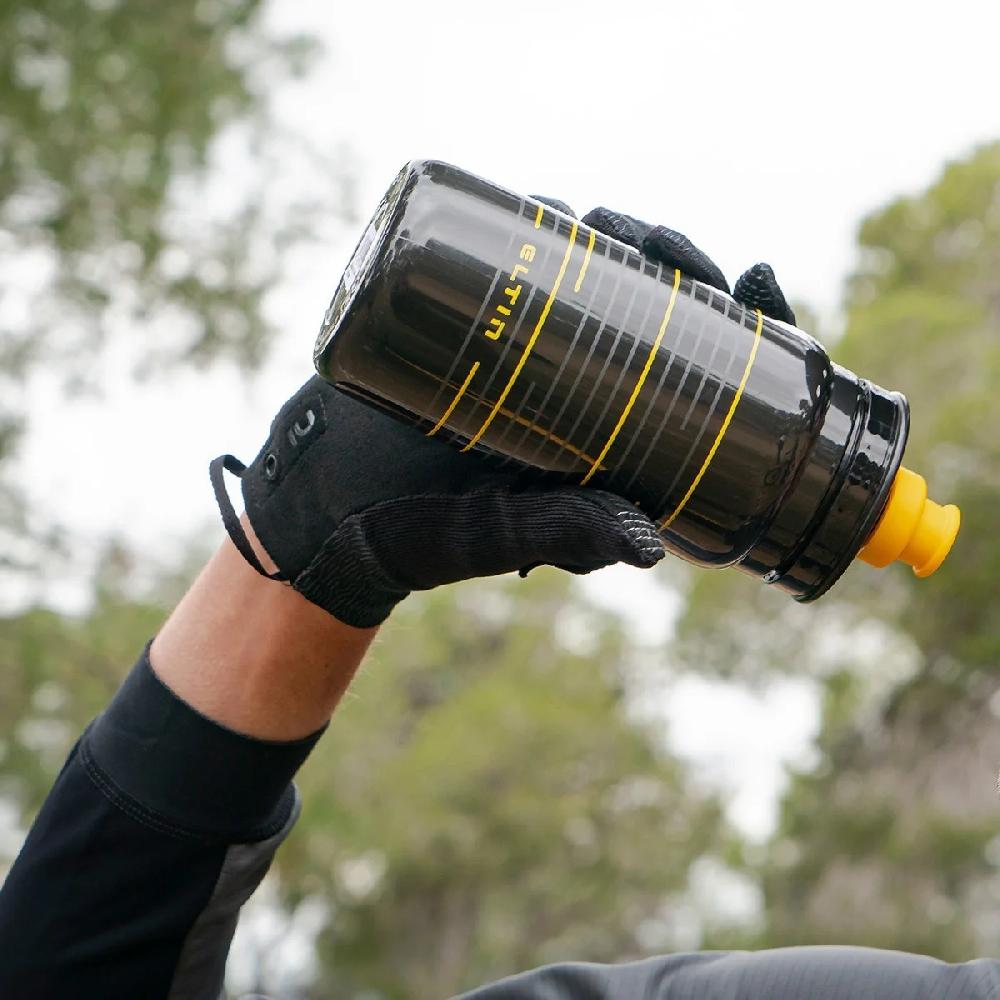 Eltin Bidón De Ciclismo Pro 550ml Negro Y Amarillo