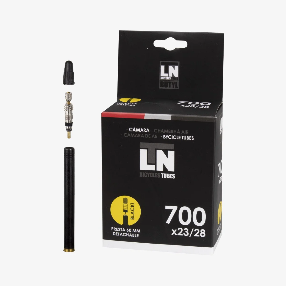 Eltin Cámara 700x23/28C FV 60 mm