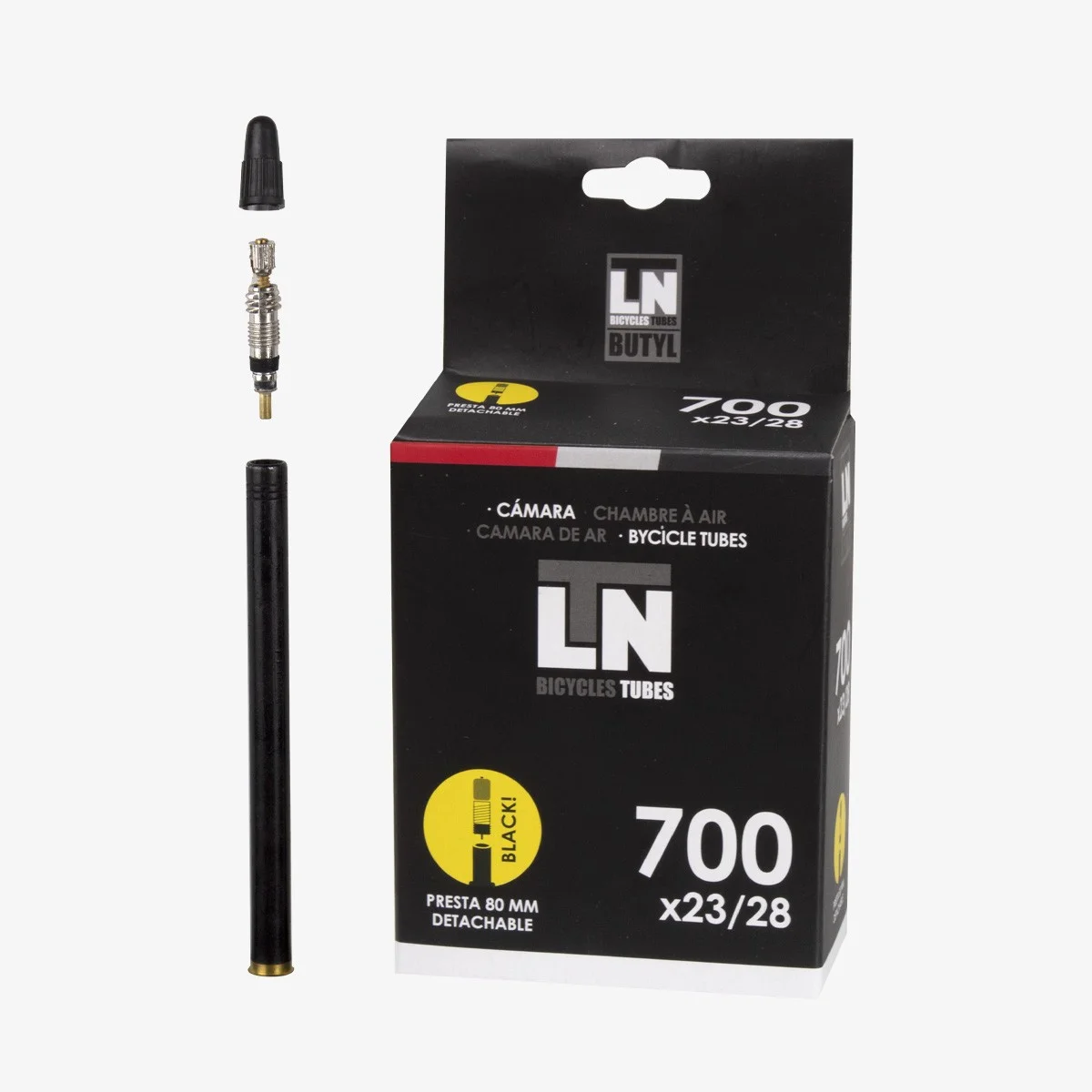 Eltin Cámara 700x23/28C FV 80 Mm